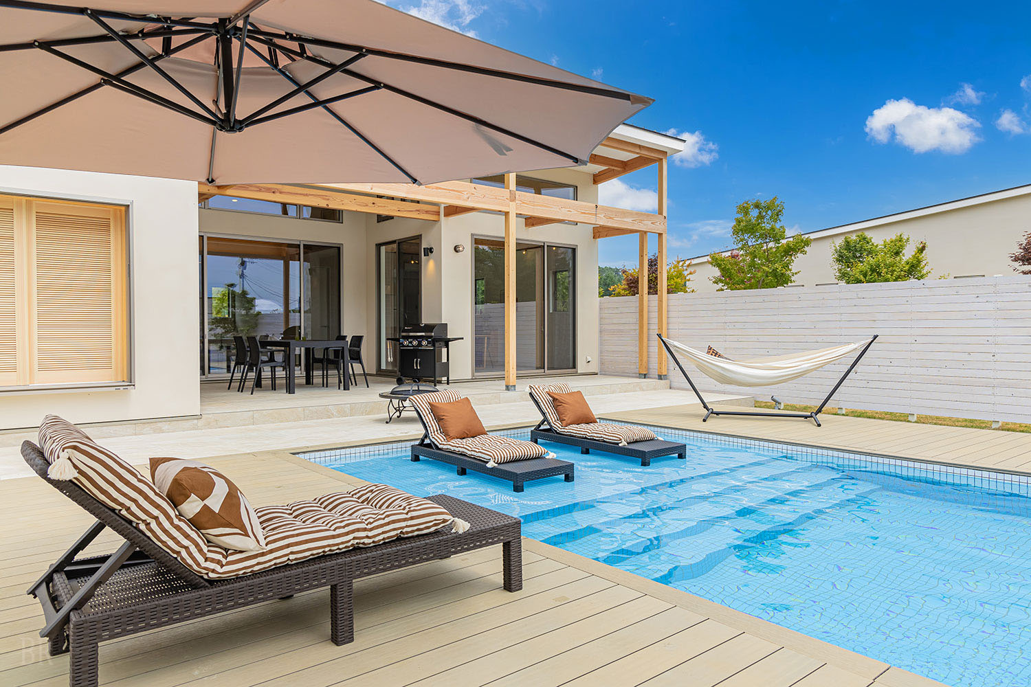KANOA THE VILLAS～富士山中湖の【スーペリア】のプライベートプール